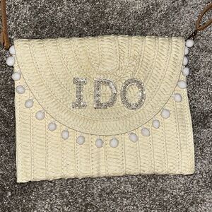 “I do” bridal clutch/purse
